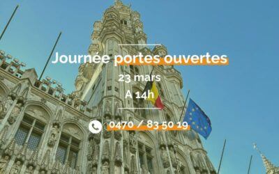 Journée portes ouvertes le 23 mars à Bruxelles